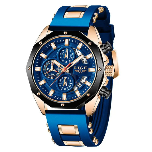Luxury Chronograph – Waterproof Sport Quartz Watch for Men