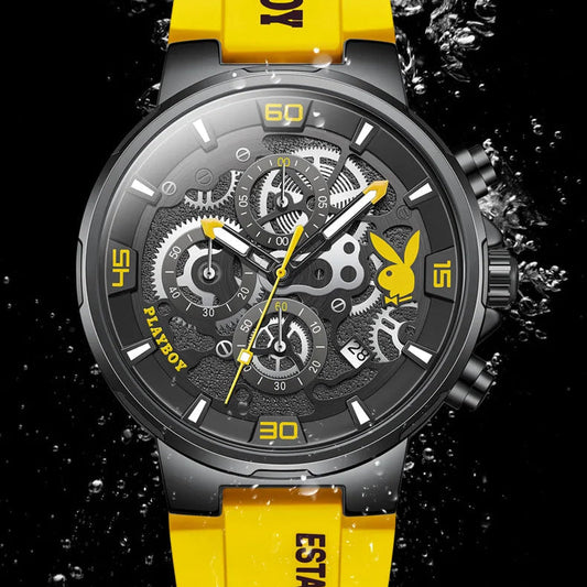 Luxury Men’s Watch – Quartz, Waterproof, Luminous Sports Design