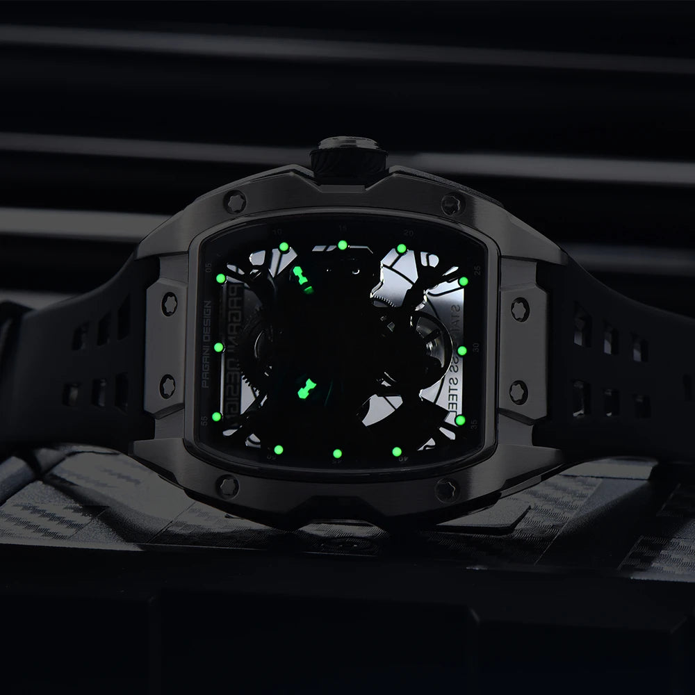 2025 New Dial Men Mechanical Watch Top Brand Sapphire Glass Automatic Watch Waterproof Watch Men