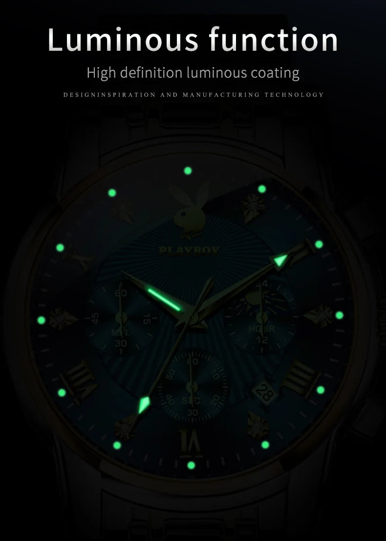High Quality Luxury Watch Men Stainless Steel Classic Roman Man Quartz Watches Waterproof and Calendar