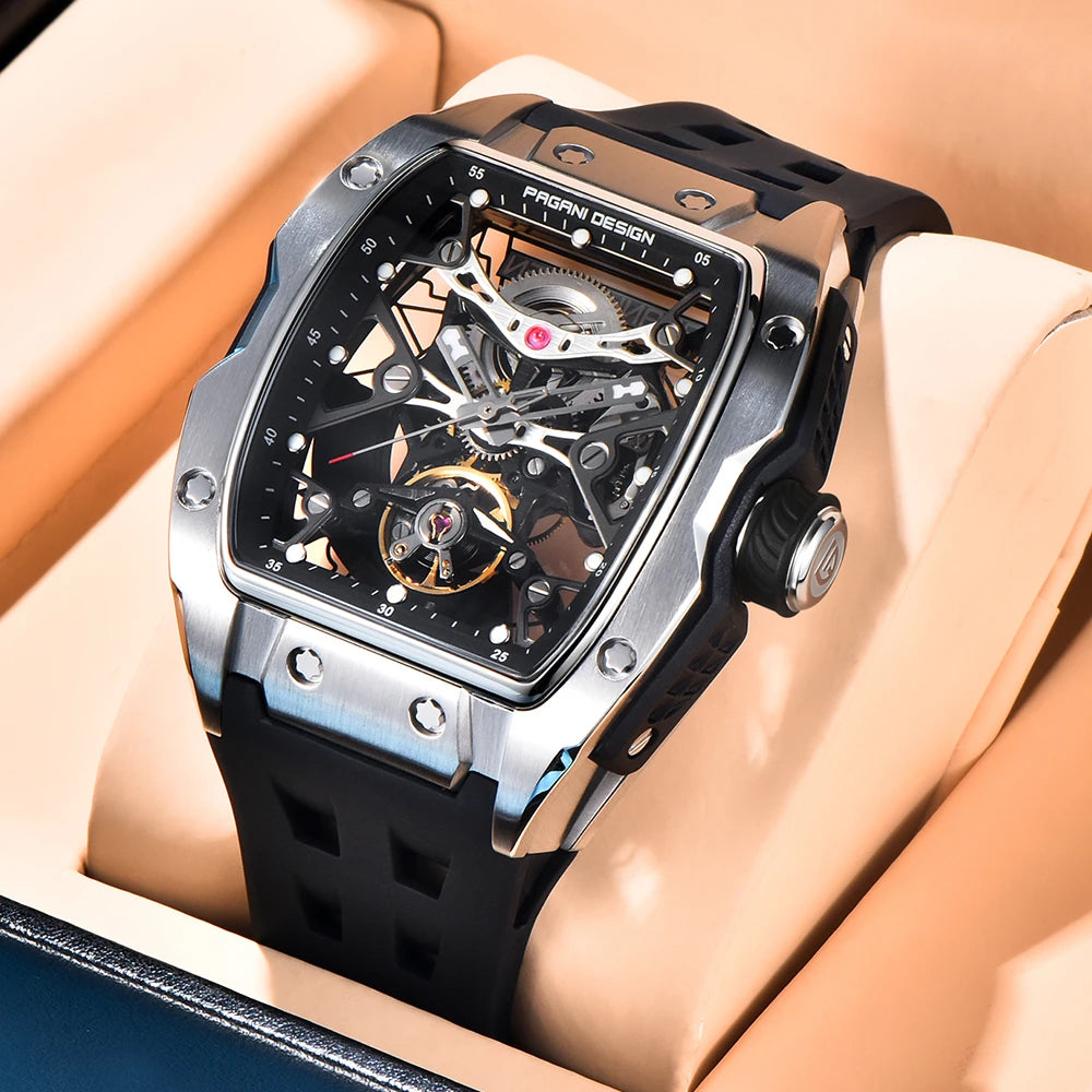 2025 New Dial Men Mechanical Watch Top Brand Sapphire Glass Automatic Watch Waterproof Watch Men