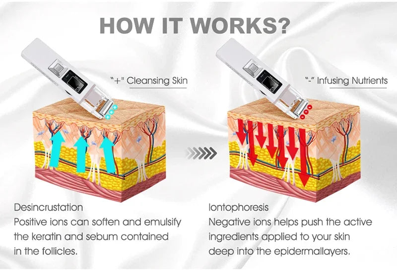 2-In-1 Micro Current EMS Facial Lifting And Firming Beauty Device Used For Deep Facial Cleansing Import And Export for Beauty - Global Mix