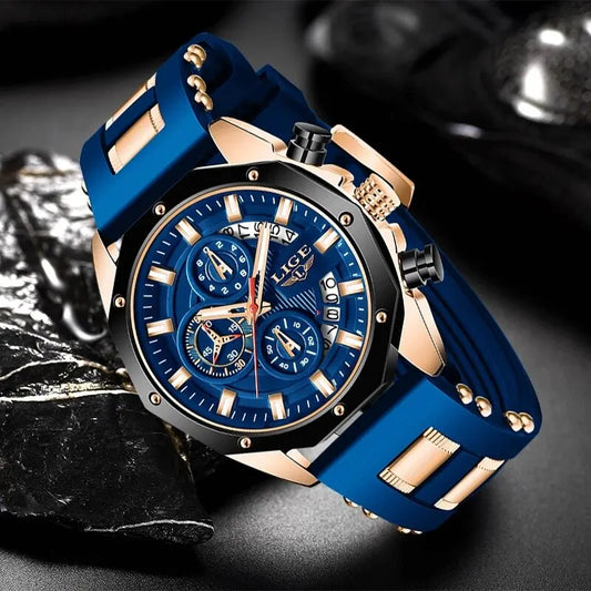 Luxury Chronograph – Waterproof Sport Quartz Watch for Men