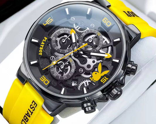Luxury Men’s Watch – Quartz, Waterproof, Luminous Sports Design