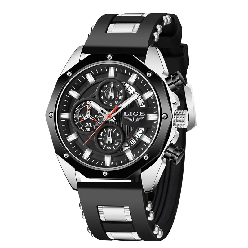 Luxury Chronograph – Waterproof Sport Quartz Watch for Men