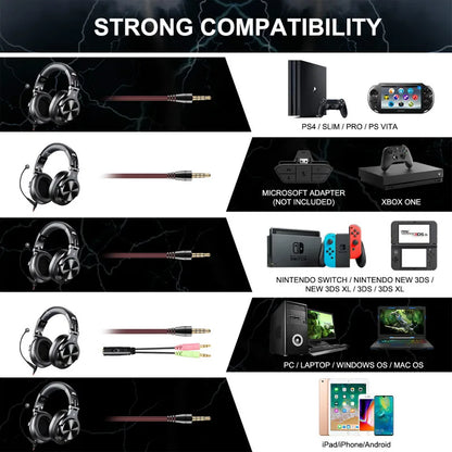 OneOdio A71 Wired Studio Headphones