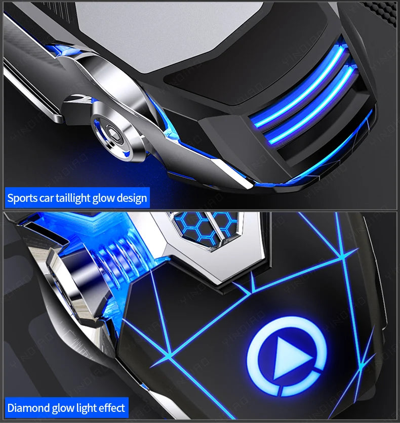 Wired RGB Ergonomic Gaming Mouse