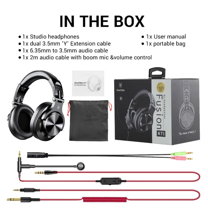 OneOdio A71 Wired Studio Headphones