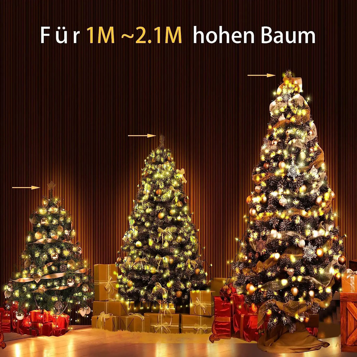 LED Waterfall Christmas Tree Lights — Global Mix holiday decor image 9