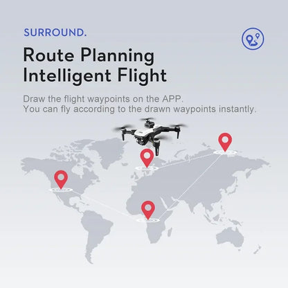 Drone 8K 5G GPS HD Aerial Photography Dual-Camera Omnidirectional Obstacle Brushless Avoidance Quadcopter