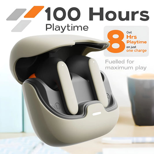 Wireless Earbuds Low Latency Game Earphones Mic Noise Reduction Fast Charging Game Mode Listen Music