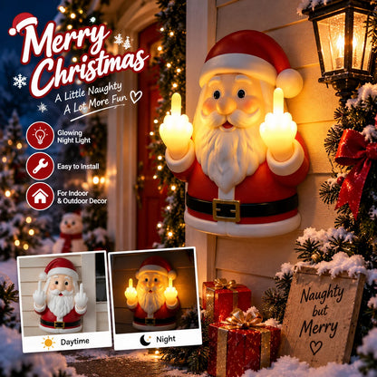 Funny Glowing Santa Christmas Night Light