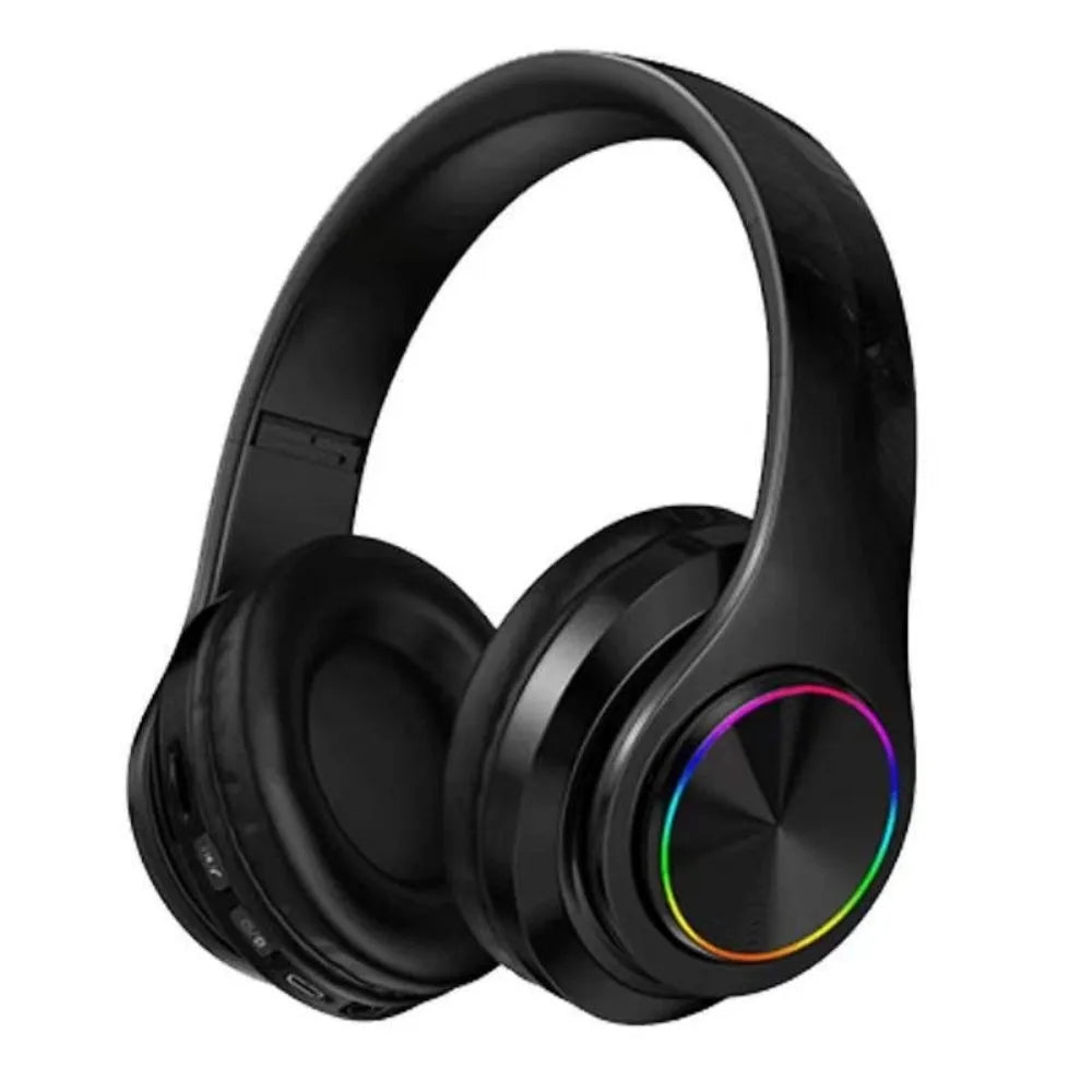 RGB Wireless Bluetooth Headphones with Microphone