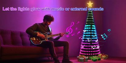 RGBIC Smart Christmas Tree Lights – 400 LED