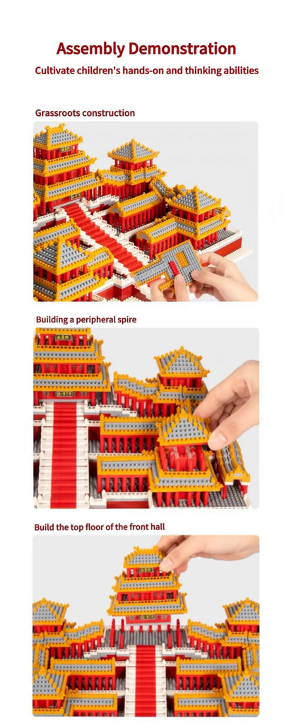 5186Pcs Chinese Architecture Mini Building Blocks Set for Adults - Educational Architectur