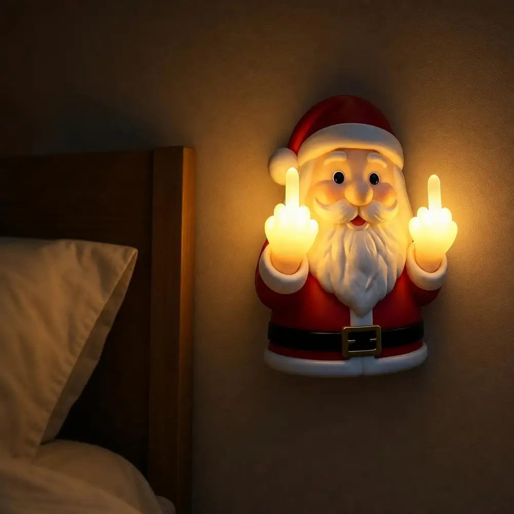 Funny Glowing Santa Christmas Night Light