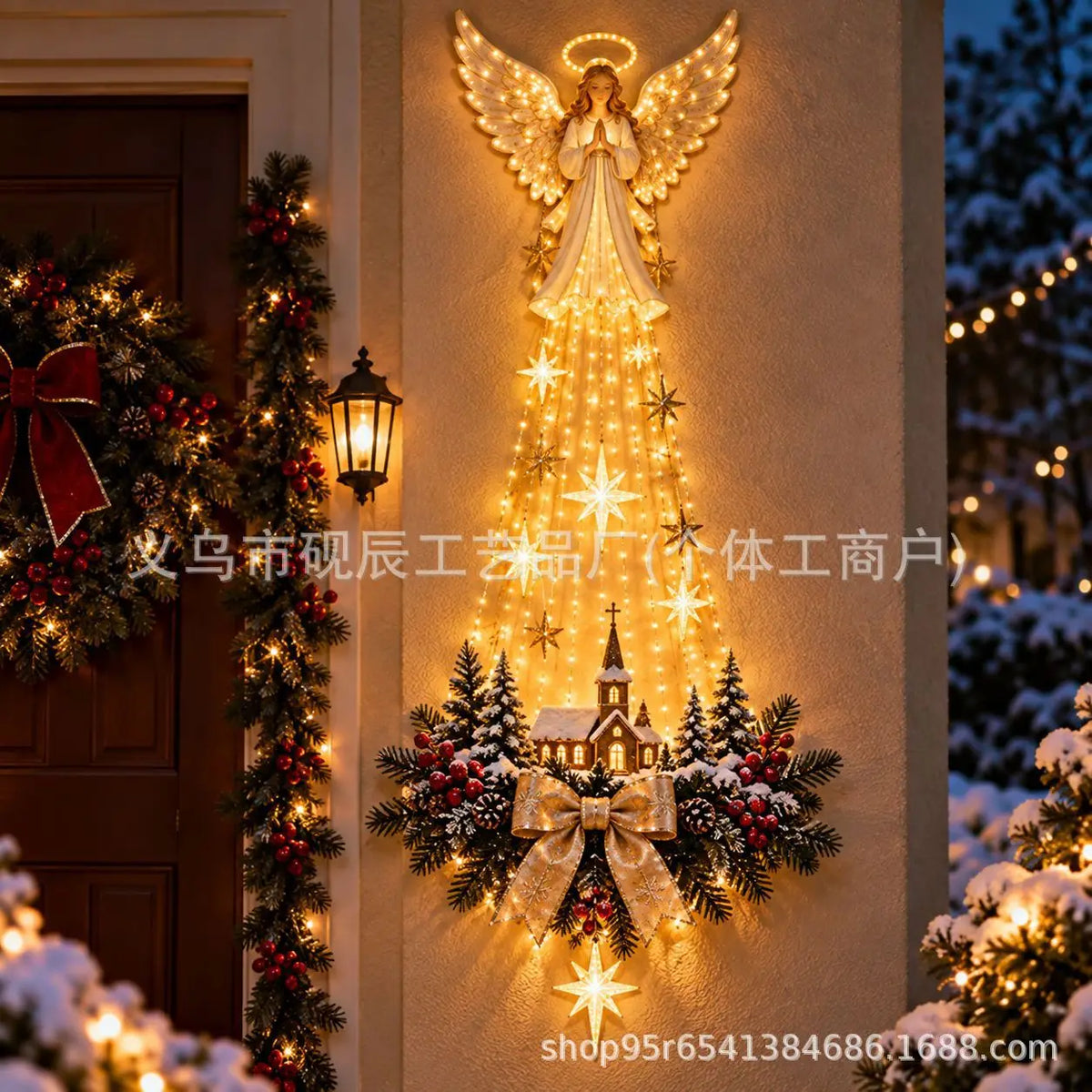 Lighted Nativity Wall Decor — Global Mix holiday decor image 13