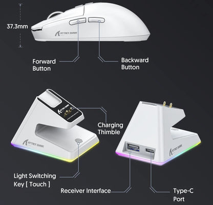 ATTACK SHARK X6 Wireless Gaming Mouse