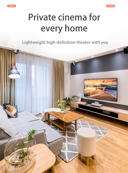 16:9 HD Display Various Sizes Projection Screen 4K High Quality for Home Office Household Bedroom Accessories