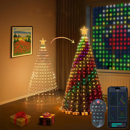 RGBIC Smart Christmas Tree Lights – 400 LED