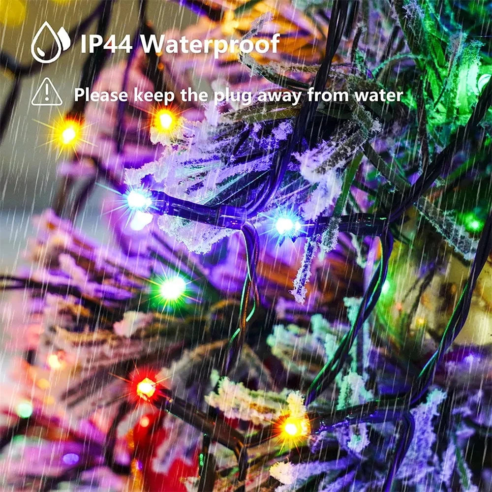 LED Waterfall Christmas Tree Lights — Global Mix holiday decor image 10