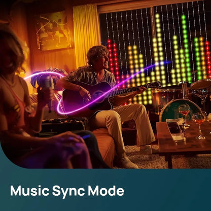 RGB Smart Fairy Curtain Lights