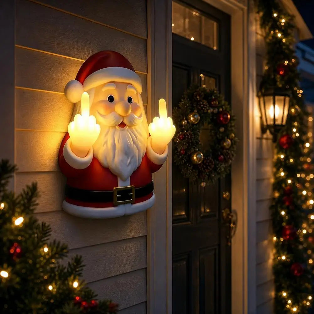 Funny Glowing Santa Christmas Night Light