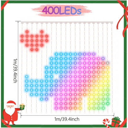 RGBIC Smart Christmas Curtain Lights