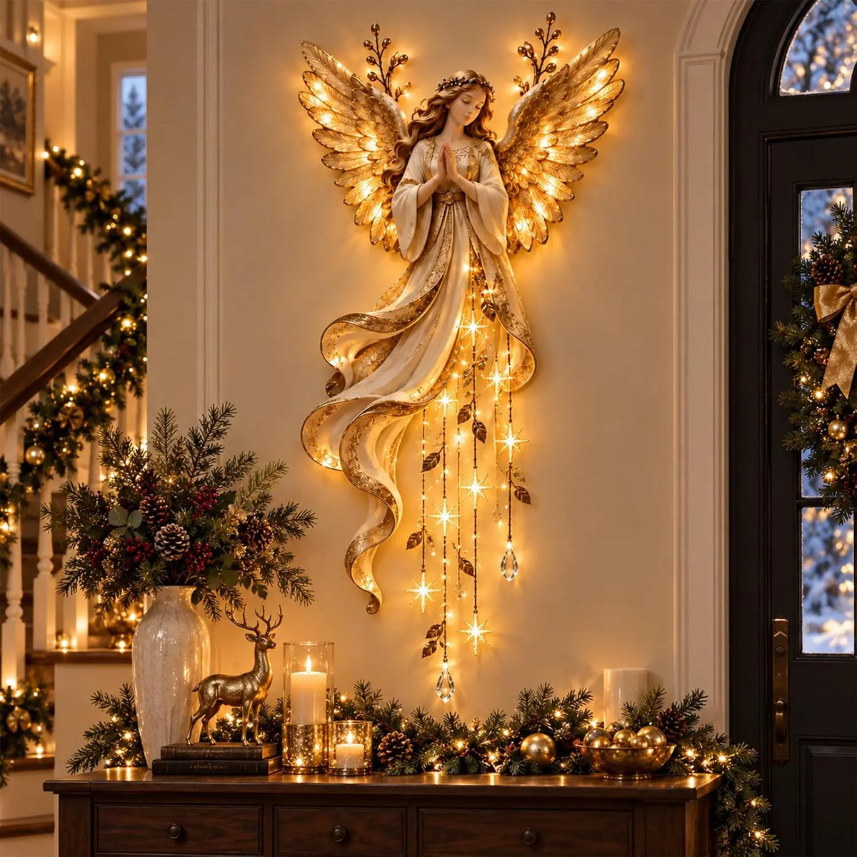 Lighted Nativity Wall Decor — Global Mix holiday decor image 11