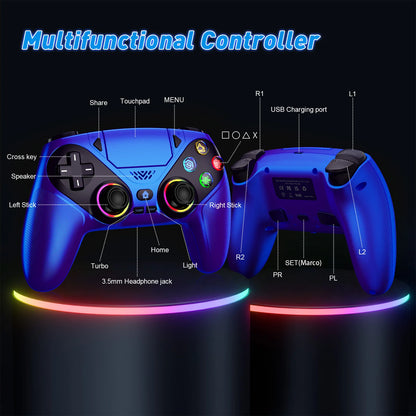 Wireless RGB Controller for PS5 & PC