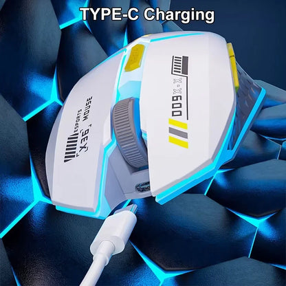 KEBIDUMEI Dual-Mode Wireless Gaming Mouse – Bluetooth 5.4 + 2.4G