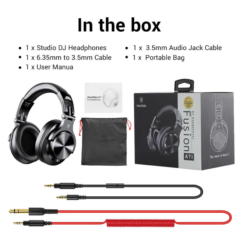 OneOdio A71 Wired Studio Headphones