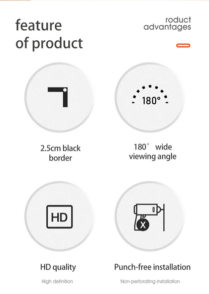 16:9 HD Display Various Sizes Projection Screen 4K High Quality for Home Office Household Bedroom Accessories