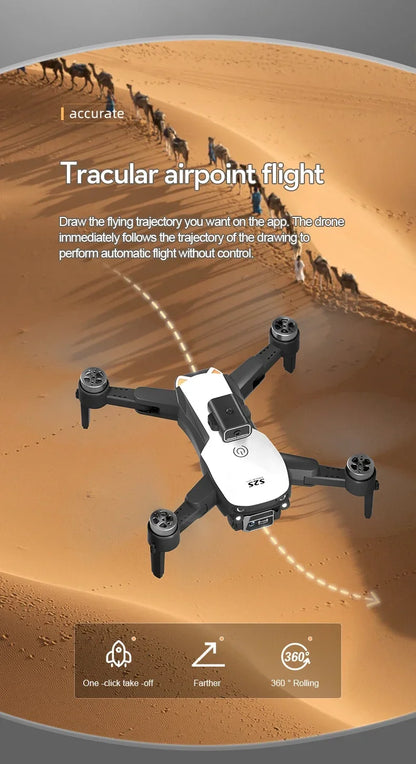 New Mini Drone Profesional 8K HD Camera Fly 25Min Obstacle Avoidance Brushless Foldable Quadcopter Optical