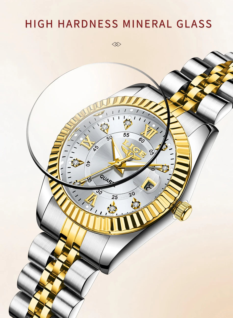 Elegant Women’s Luxury Bracelet Quartz Watch