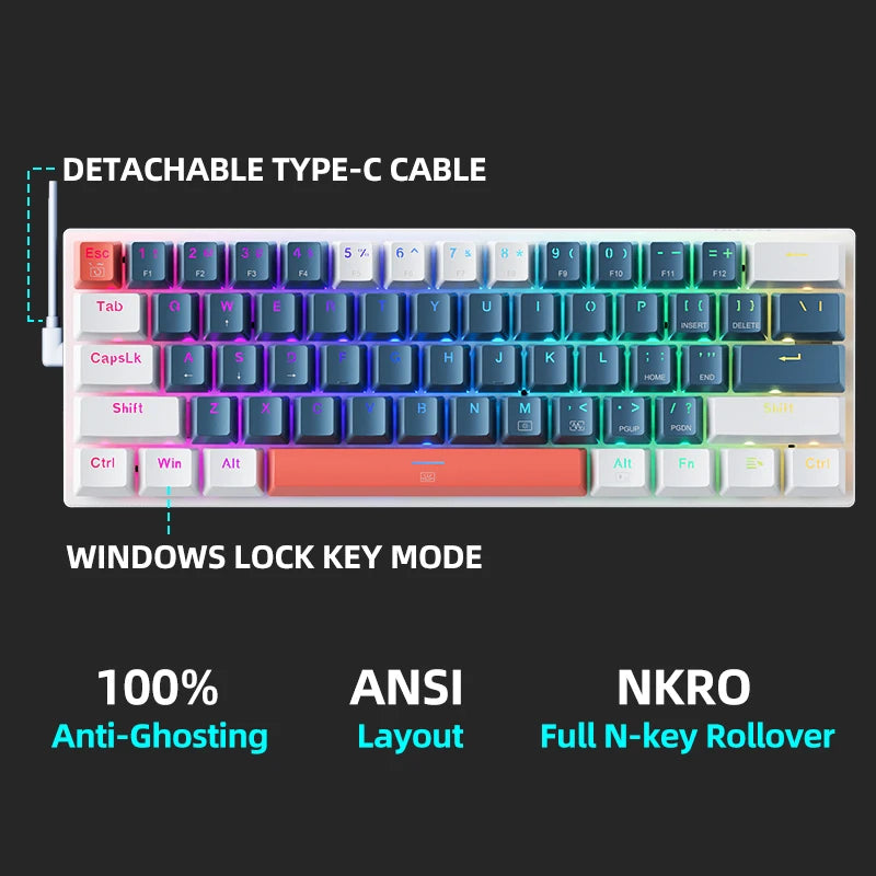 MACHENIKE K500-B61 Gaming Keyboard