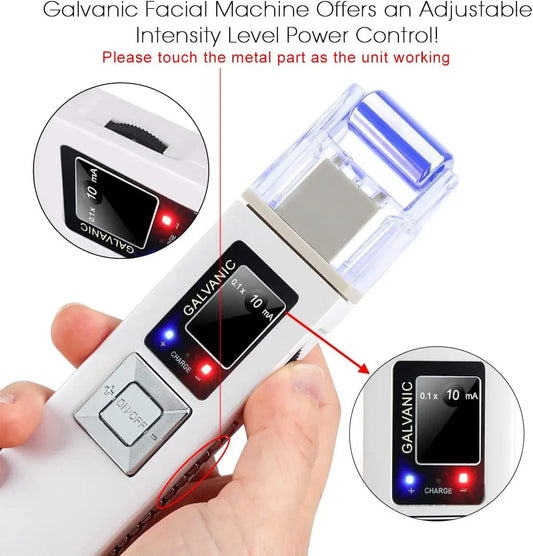 2-In-1 Micro Current EMS Facial Lifting And Firming Beauty Device Used For Deep Facial Cleansing Import And Export for Beauty - Global Mix