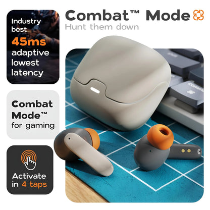 Wireless Earbuds Low Latency Game Earphones Mic Noise Reduction Fast Charging Game Mode Listen Music
