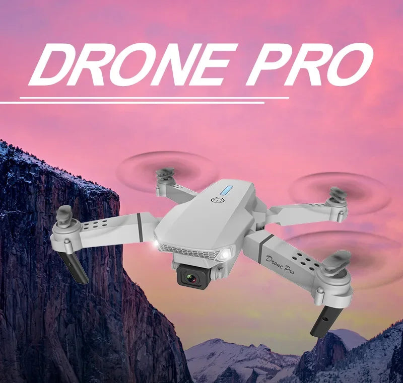 Pro WiFi FPV Drone - Single/Dual 4K/1080P Camera, Wide-Angle HD, Altitude Hold, Foldable Quadcopter RC Helicopter Toy