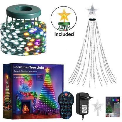 RGBIC Smart Christmas Tree Lights – 400 LED