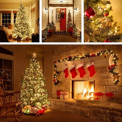 Outdoor Solar Christmas String Lights – 4 Pack