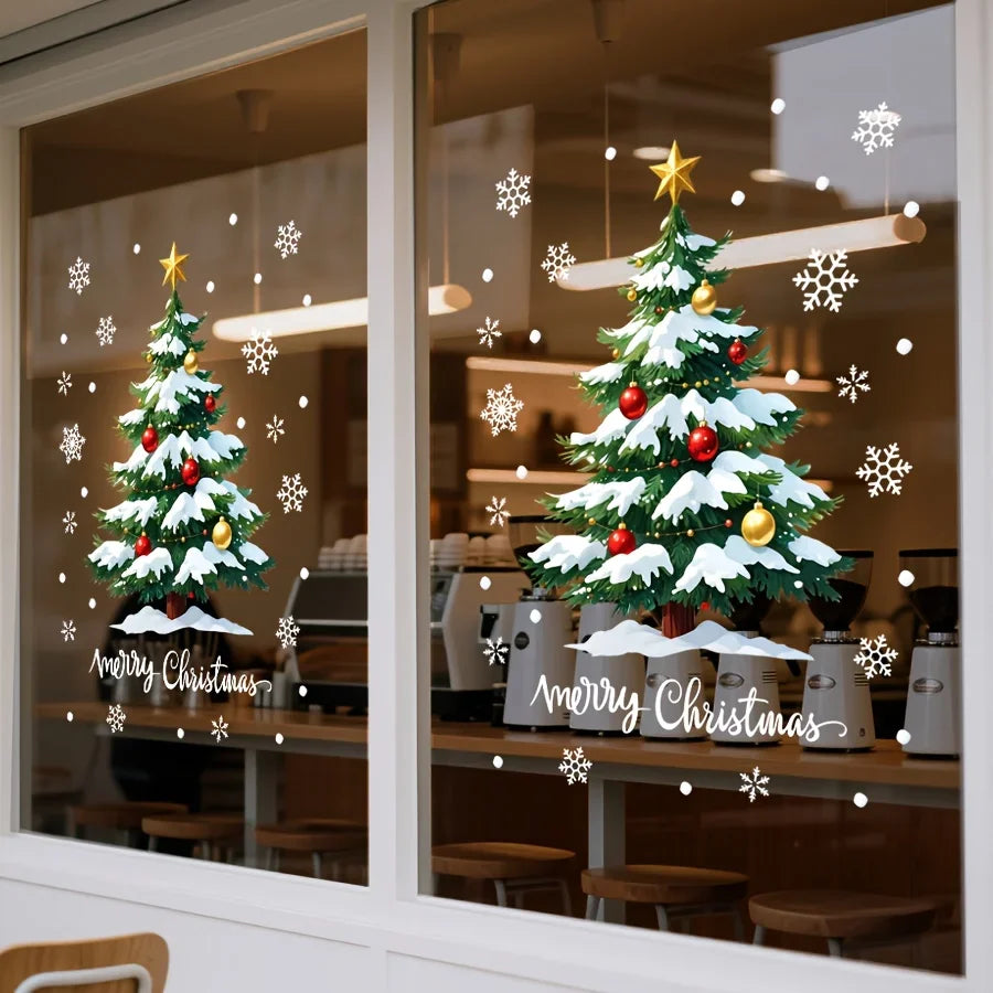 Reusable Christmas Window Cling Sheet