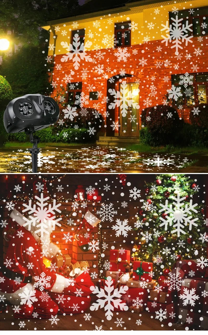 Outdoor Snowflake Christmas Projector Light