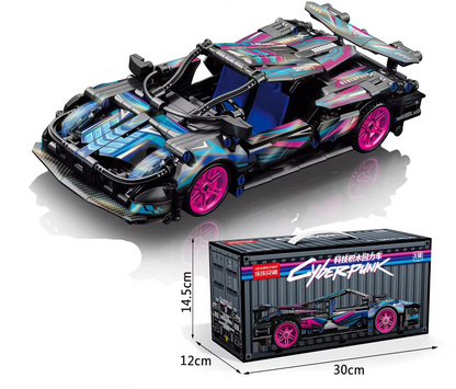 67129 Car MOC 1280pcs Building Blocks Car and Construction Toy Adult Collectible Cars Set to Build 1:14 Scale Sports Car Model