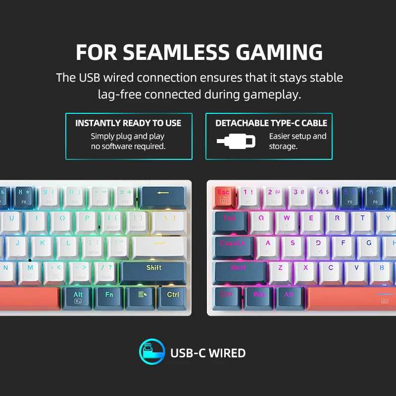 MACHENIKE K500-B61 Gaming Keyboard