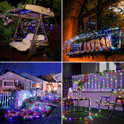 Outdoor Solar Christmas String Lights – 4 Pack