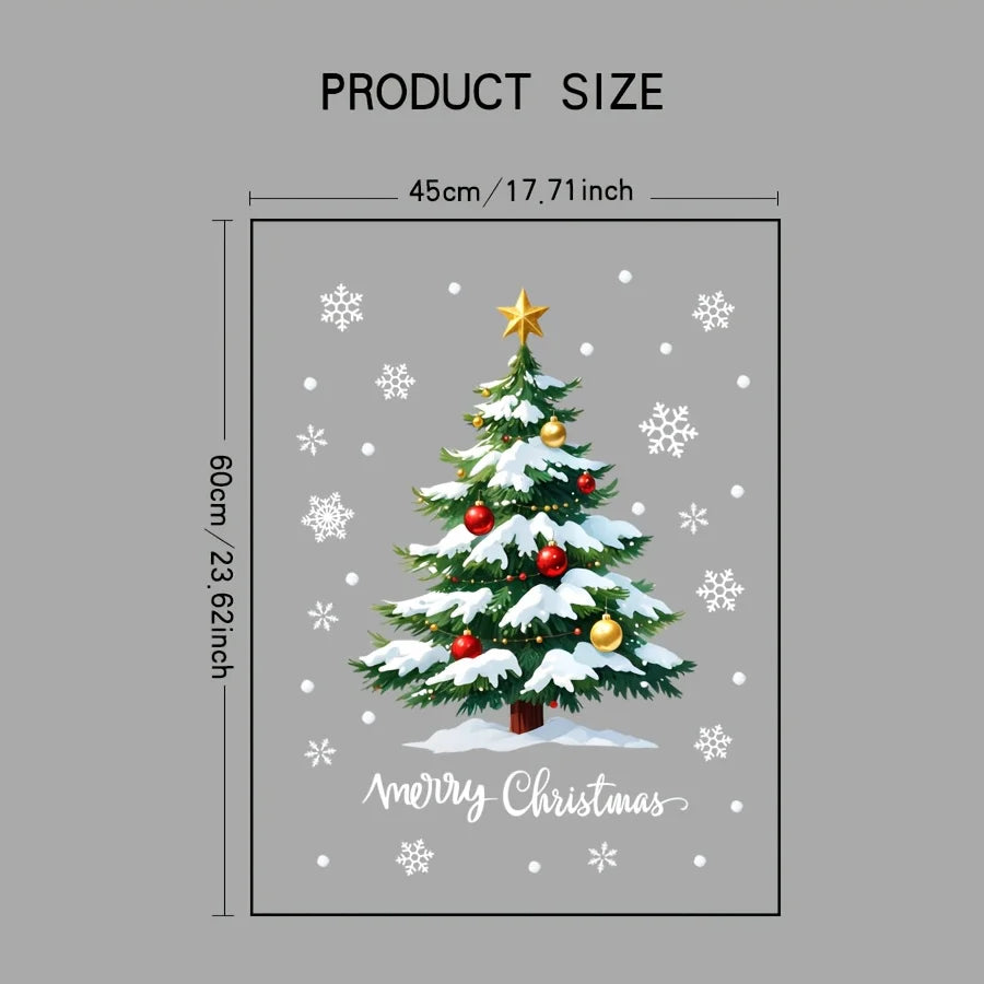 Reusable Christmas Window Cling Sheet