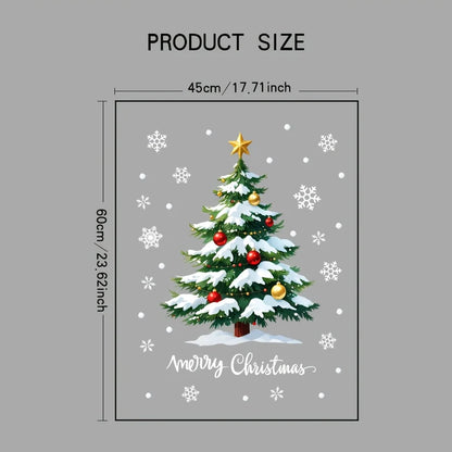 Reusable Christmas Window Cling Sheet