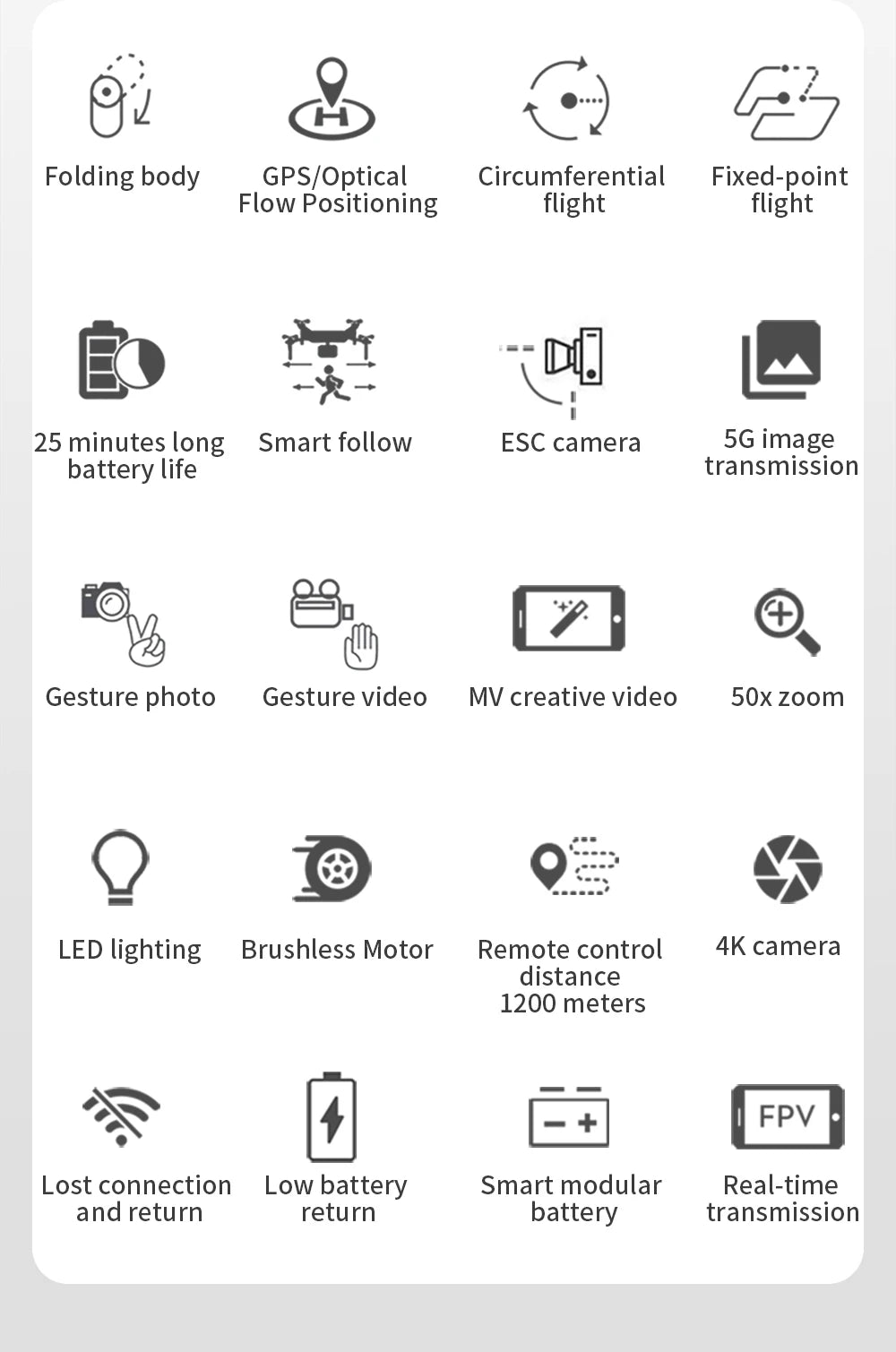 G900 Brushless Motor GPS 4K Professional Drone 5G WIFI Aerial Photography Helicopters Foldable Quadcopter