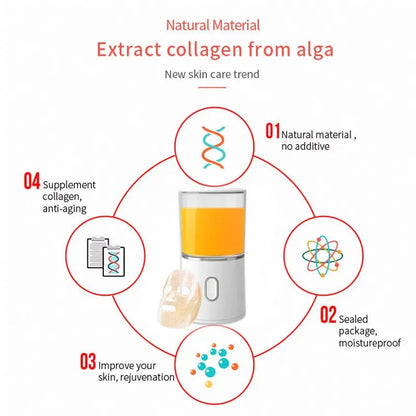 Face Mask Maker Machine Facial Treatment DIY Automatic Fruit Natural Vegetable Collagen Home Use Beauty Salon SPA beauty Device - Global Mix